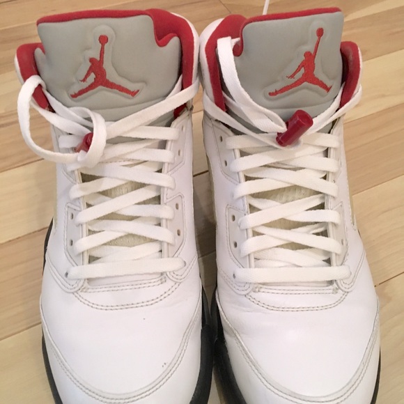 Air Jordan Retro 5 Fire Red Men’s Size 10.5 - Picture 6 of 12